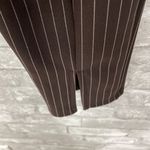 Sans Souci  Skinny Pinstripe Brown Pants Photo 2