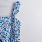 Draper James  Floral Ruffle Tier Midi Cottage Core Midi Dress Photo 5