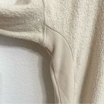 Aerie Womens Pullover Cream Chilled Out Textured Side Slit Lounge Size XS Photo 5