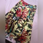 Chico's Vibrant Floral Fairy Hem Midi Skirt Photo 2