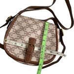 Sam Edelman Signature Saddle Bag Tan Sand Magnetic Snap Closure Photo 2