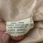 Buttons Vintage 60s Suede Wool Open Front Jacket S Brown Knit Pockets  Lined Photo 8