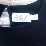 Eliza J Black Bell Sleeve Top Keyhole Shirt Photo 7