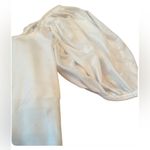 Free People  White Puff Sleeve Blouse, size Small Photo 1