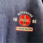 Coca-Cola Fleece Jacket XL Full Zip Hooded Warm Cozy Trademarked Soda Atlanta Photo 2