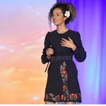 Ted Baker  London Siliia Kirstenboch Embroidered Wrap style Dress Photo 10