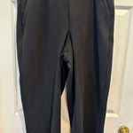 Old Navy  Stevie High Rise Black Ponte Knit‎ Wide Leg Cropped Pull-On Pants 2X Photo 0