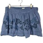 American Eagle  AEO Blue Floral Y2K Micro Mini Skirt S Photo 0