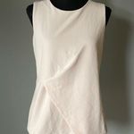 Ann Taylor Factory Faux Wrap Blousee with back zipper closure Pink Photo 6