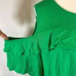 Cato  Kelly green cold shoulder ruffle top size XL Photo 2