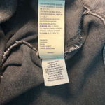 Free People  Flared‎ Black Jeans Penny Pull On Size 30 Stretchy High Rise Raw Hem Photo 7