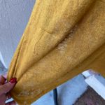 Forever 21 Womens Dress Size Medium Mustard Yellow Sweater Short Sleeves Photo 1