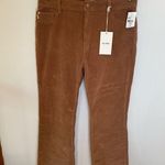 DL1961  Bridget Corduroy Boot High Rise cropped Instasculpt 31”  Teddy Taupe NEW Photo 4