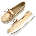 Sperry  Topsider Classic Boat Shoes Beige Patent Leather Loafer Women’s Size 10 Photo 0