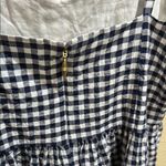 Draper James  size 6 Blue and White Gingham Dress Photo 6