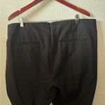 Loft  Plus High Waist Skinny Pleated Pull On Business Pants NWT Black Size 20 Photo 3