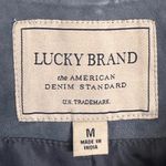 Lucky Brand  Blue Leather Jacket size M Photo 1