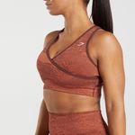 Gymshark  Adapt Camo Seamless Wrap Style Textured Camo Sports Bra Size Large Photo 5