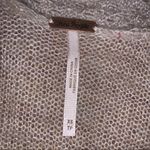 Free People  Tan Fuzzy Textured Bell Sleeve Alpaca Mohair Blend Sweater size XS Photo 9