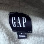 Gap Women's Light Gray Logo Hoodie Photo 4