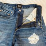 BDG  Blue Distressed Jean Shorts High-Waisted Photo 1