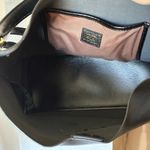 Ralph Lauren  Cowhide Black Leather Hobo shoulder Bag Double Strap Sleek Photo 8