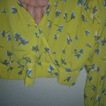 O'Neill  M Boho Yellow Crossover Long Sleeved Floral Top Photo 3