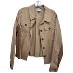 Liverpool Women's Brown Cotton Blended Long Sleeves Moto Biker Jacket Size M Photo 1
