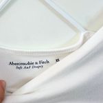 Abercrombie & Fitch  Cotton-Blend Seamless Tank Drapey Bodysuit - White - XS Photo 7