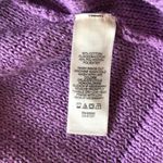 DKNY Jeans Lilac with Sequin V-Neck Top Small Photo 7