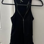 EXPRESS Black Ribbed Bodysuit Photo 1