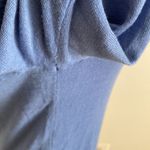 Loft  Blue Tie Back Knit Sweater Size Small Photo 3