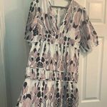 Midi Pretty Light & Airy Dress Purple Size L Photo 0