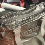 Kipling  Angela satchel handbag in a metallic pewter Photo 5