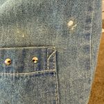 Vintage Fran’s Dallas Denim Vest Star & Heart Appliqué | 90s Y2K Western Boho Blue Size M Photo 4