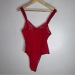 Victoria's Secret Vintage Victoria’s Secret M Red Lace Teddy/‎ Bodysuit 1995 CPB52 Photo 1