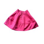 H&M Pink Satin Style Skirt Size US 4Party Christmas Occasion Photo 3
