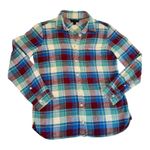 J.Crew Shrunken Boy Shirt In Gemstone Plaid Photo 4