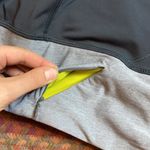 Lululemon RETRO GREY THIGH POCKET YOGA ZIPPER DETAIL LEGGINGS LOW RISE Photo 3