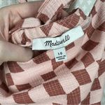 Madewell  Pink Brown Geo‎ Print Cicely Tiered Maxi Dress Photo 3