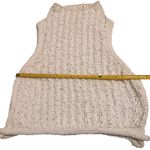 Anthropologie Moth Size L Ribbon Knit Sleeveless Sweater Tank White Coastal Size L Photo 7