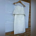 Black Halo  EVE WHITE LACE SEDONA DRESS SIZE 8 Photo 2