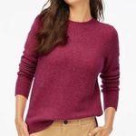 J.Crew Factory NWT Crewneck Sweater Extra-Soft Yarn XXL Heather Peony Pink Photo 0