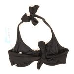 Seafolly NWT  D Cup "U" Halter Bra Bikini Top in Black Photo 7