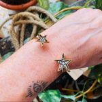 Amrita Singh Amaara Celestial Austrian Crystal Cuff Gold Photo 2