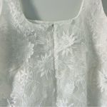 ZARA  ZW Collection Embroidered Short Dress Bloggers Favorite ‘24 Oyster White XL Photo 6