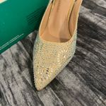 Lauren Lorraine Elegant Gold Slingback Heels by  Photo 1