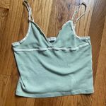Brandy Melville /john galt sage green amara lace tank top Photo 0