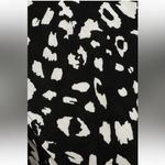 Lulus Black And White Leopard Print Tie-Front Shorts Photo 5