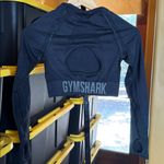 Gymshark Black FLEX SPORTS LONG SLEEVE CROP TOP Size Small Photo 10